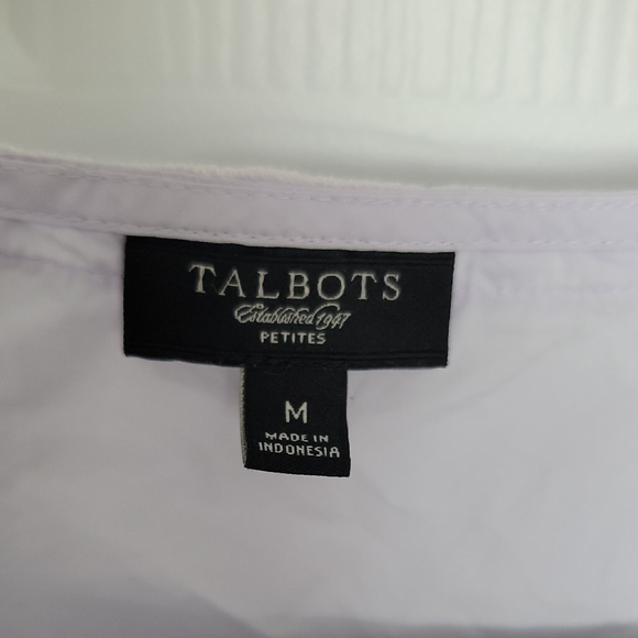 Talbots Light Purple Ruffle Blouse - Picture 3 of 4